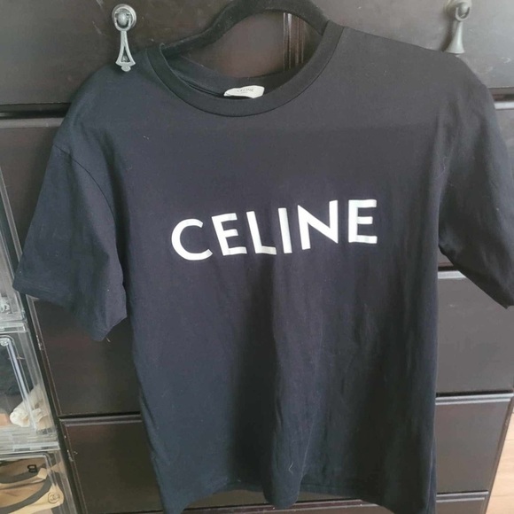 Celine Black T-Shirt - Picture 3 of 10